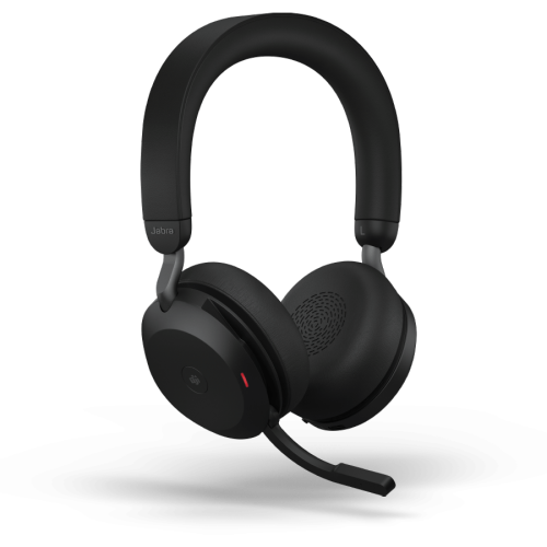Jabra Evolve2 75 On-Ear Active Noise Cancelling Truly Wireless Bluetooth 5.2 Headsets with Mic