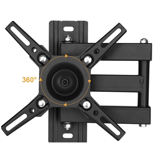13-42 inch Full Motion TV Wall Mount for Flat Screens, 360 Degree Rotating Wall Mount Corner Bracket with Swivel Articulating Arm Hold up to 66lbs