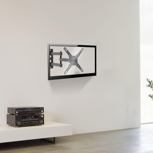 13-42 inch Full Motion TV Wall Mount for Flat Screens, 360 Degree Rotating Wall Mount Corner Bracket with Swivel Articulating Arm Hold up to 66lbs