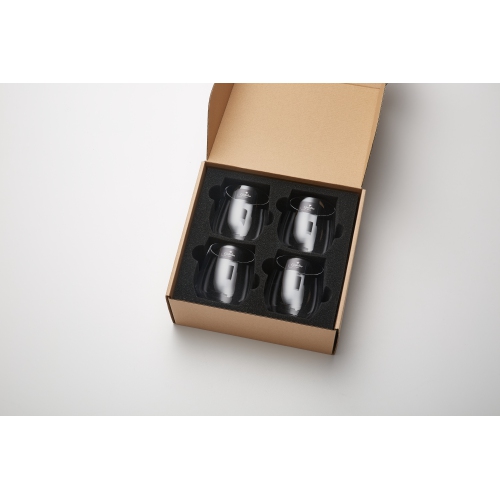 Galateo Vulcano Collection Whiskey/Cocktail Glasses - Set of 4