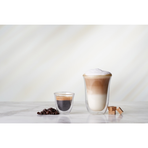 Verres à liqueur à espresso borosilicaté à double paroi Capri de Galateo - Ensemble de 4