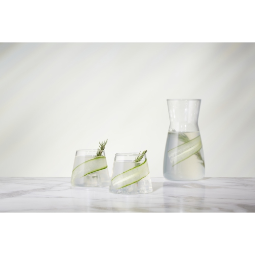 Verres borosilicatés en forme de montagne Capri de Galateo - Ensemble de 4