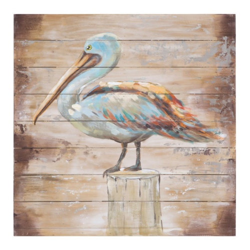 YOSEMITE HOME DECOR  "rustic And Winged" Wood Wall Art In Multi-Color