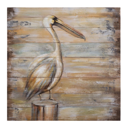 YOSEMITE HOME DECOR  "vintage And Winged" Wood Wall Art In Multi-Color