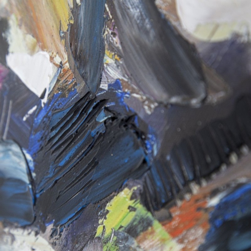 Art mural en bois multicolore, décoration de maison de Yosemite