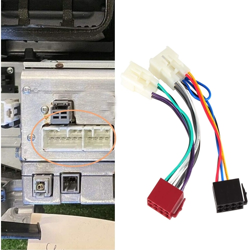 Aftermarket Radio Stereo Install ISO Wire Harness Connector Adapter Replacement for Toyota Tacoma 2005-2020, RAV4 1994-2020, 2012-2019 WRX, 2012-2019