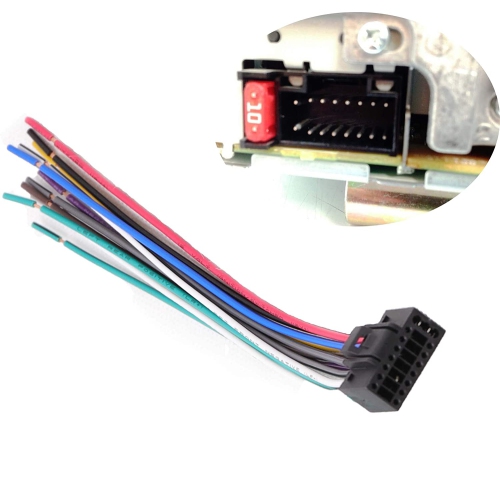 Aftermarket Kenwood Stereo Install Wire Harness 16 Pin Radio Replacement Power Plug Adapter for 1994-2020 KDC KRC KMD DDX KMR