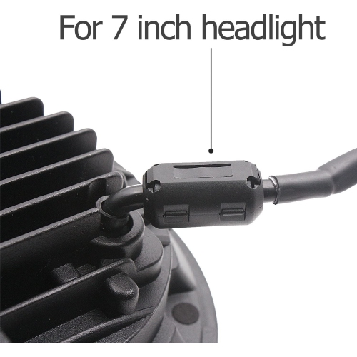 20 Pieces Clip-on Ferrite Ring Core RFI EMI Noise Suppressor Cable Clip for 3mm/ 5mm/ 7mm/ 9mm/ 13mm Diameter Cable, Black