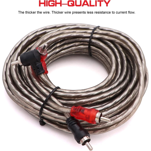 4 Gauge Car Amp Wiring Kit –Jeemitery Car Amplifier Install subwoofer Wire Wiring Kits Helps You Make Connections and Brings Power to Your Radio,