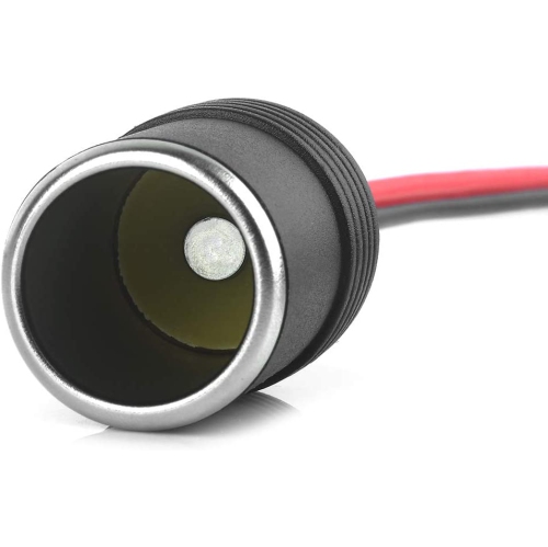 1m Car Cigarette Lighter with Fuses Kit Car Cigarette Lighter Adapter Add-a-Circuit TAP Adapter Lead 1.0mm Cable with 12V Fuse Holder for Micro Mini
