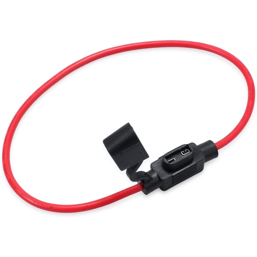 10PCS Inline Fuse Holder ATM Waterproof Mini Blade Automotive Wire Fuse Holder 14 AWG for 12V 20A Fuses Car Boat RV