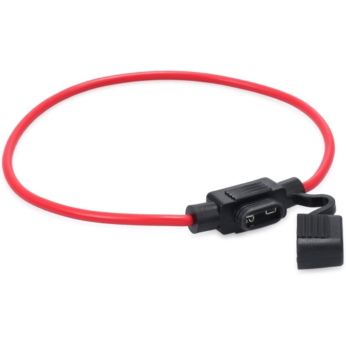 10PCS Inline Fuse Holder ATM Waterproof Mini Blade Automotive Wire Fuse Holder 14 AWG for 12V 20A Fuses Car Boat RV