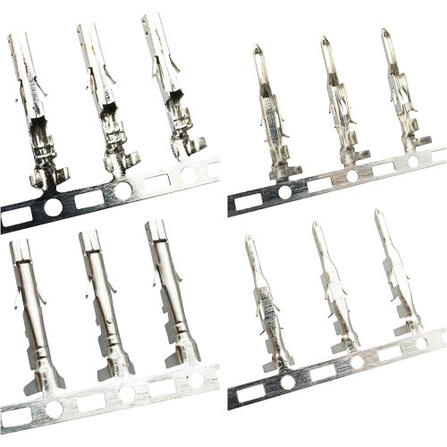 100Pairs 18-24AWG Male and Female Wire Pins Connectors for 4.2mm Pin Terminals Housing Jumper Wire Cable DIY Kit EK1963