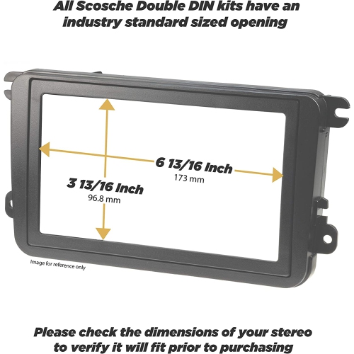 Dash Kit for 2005-Up Cadillac STS Din with Pocket and Double Din