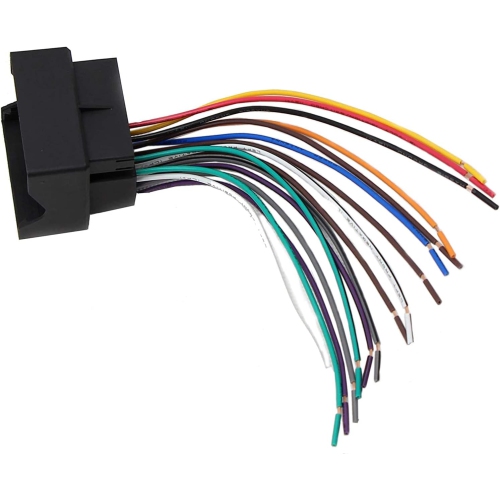 Câble de remplacement de faisceau de câbles de radio stéréo pour auto connecteur du câble audio du tableau de bord à la fiche du fabricant d'origine