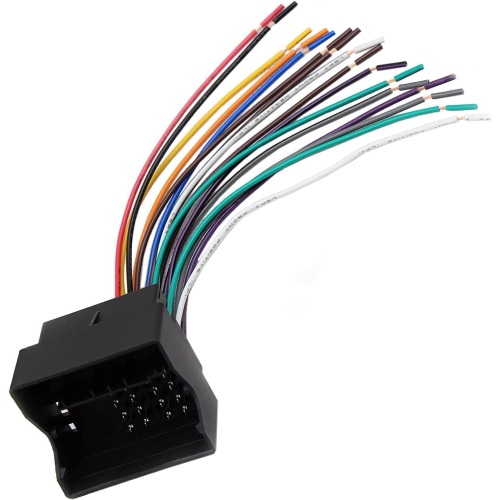 Câble de remplacement de faisceau de câbles de radio stéréo pour auto connecteur du câble audio du tableau de bord à la fiche du fabricant d'origine