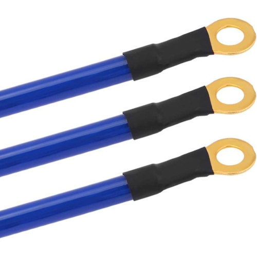 grounding kit car-Acouto Car Grounding Kit Universal 5-Point Auto Earth Cable System Ground Grounding Wire Kit