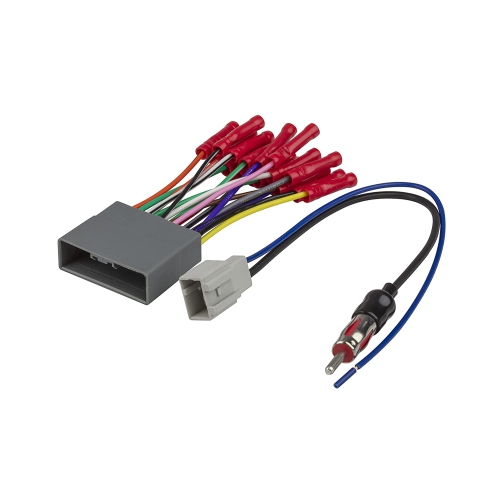 Compatible with Select 2006-2010 Honda Civic Wire Harness & Antenna Adapter Bundle HA0AB