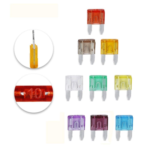 Auto Car Blade Fuses Assortment Kit – 90Pcs Mini for Car Boat Truck SUV Automotive Replacement Fuses