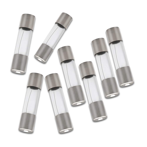 10pcs 5x20mm AGC Inline Fuse Holder + 100pcs 5x20mm Fast-Blow Glass Fuses Quick Blow Car Glass Tube Fuses Assorted Kit