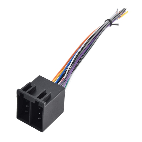 Car Radio 16 Pin ISO Wire Harness Adapter For Semi Truck Freightliner International Peterbilt Volvo Sterling Mack Kenworth Stereo Connector cable