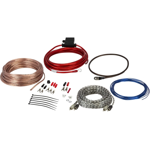 Install Centric ICAK10 True 10 Gauge Hybrid OFC 2-Channel High Current Amplifier Wiring Kit Complete Car Amp Kit Twisted Pair Audio Cables, in-Line
