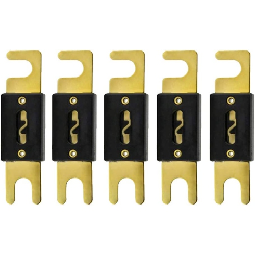 5 X 150A Plated ANL Fuse Auto Stud Fuses 100A AMP Gold Blade Car Audio Stereo Amplifier Inverter
