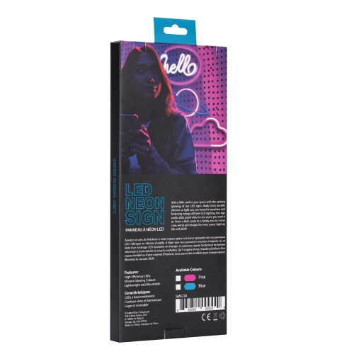 Whale LED Neon Sign - Battery Powered and USB Operated