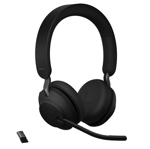 Casque d’écoute stéréo USB-A 65 Evolve2 de Jabra - Noir