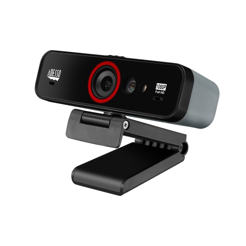 Adesso 1080P HD Fixed Focus USB Webcam Webcam