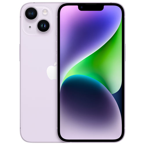 iPhone 14 de 128 Go d'Apple offert par Freedom Mobile - Violet - Paiement Balance mensuel