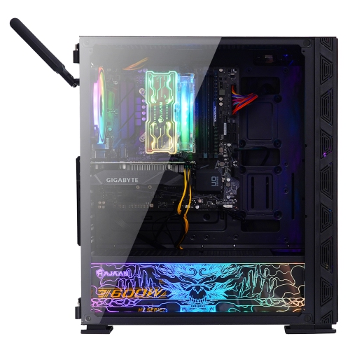 HAJAAN BREEZE PRO Gaming Desktop Tower PC - Intel i7-11700F Octa-Core Processor, 16GB DDR4 RAM, 512GB SSD, Nvidia GeForce GTX 2060 6GB, WIFI Windows