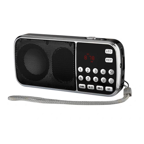 L088AMBT Rechargeable Portable AM/FM Radio Speaker with Micro SD, USB and  Bluetooth | Best Buy Canada