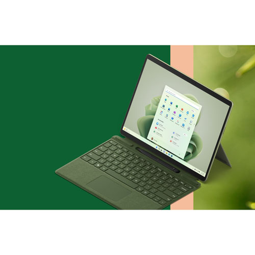 Microsoft Surface Pro 9 13" 256GB Windows 11 Tablet with Intel Evo i7-1255U/16GB RAM - Forest