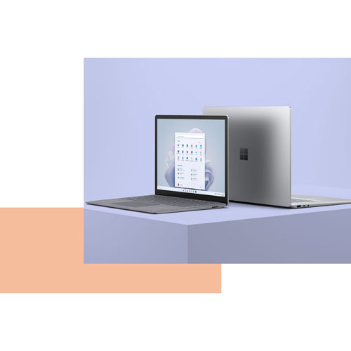 Microsoft Surface Laptop 5 Touchscreen 15" - Platinum (Intel Evo i7-1255U/512GB SSD/16GB RAM/Windows 11) - En