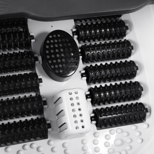 ISTAR Foot Spa Bath Massager with Heat, Pedicure Foot tub with 12 Massaging Rollers for Foot Pain Relief, Foot Bath Spa with Bubble, Massage and Jests