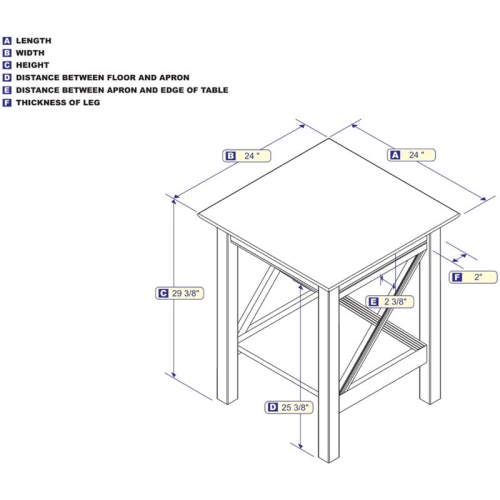 Pemberly Row Transitional Wooden Charger Printer Stand in Gray
