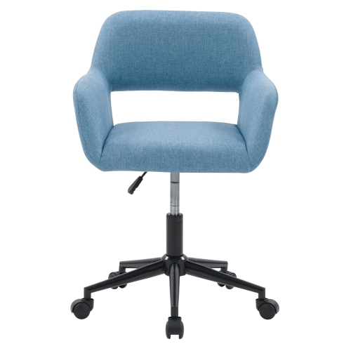 CorLiving WGY-634-C Marlowe Upholstered Task Chair, Light Blue