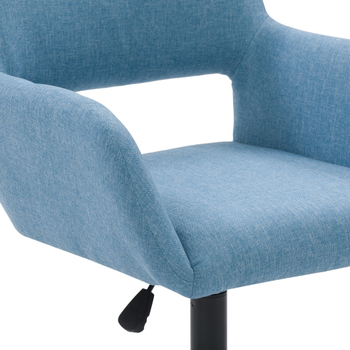 CorLiving WGY-634-C Marlowe Upholstered Task Chair, Light Blue