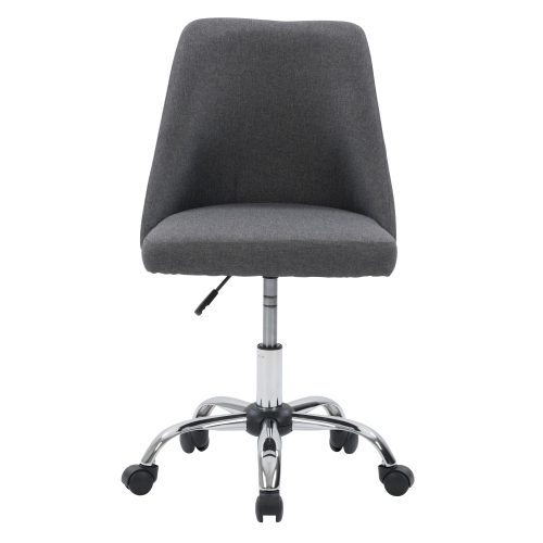 CORLIVING  Wgy-433-C Marlowe Upholstered Armless Task Chair, Dark In Grey