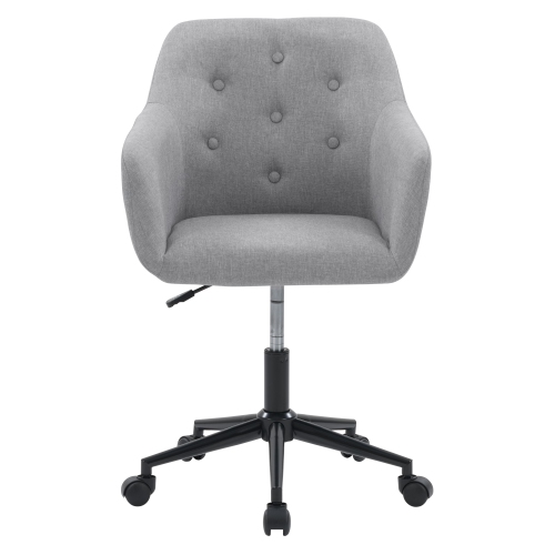 CORLIVING  Wgy-533-C Marlowe Upholstered Button Tufted Task Chair, Light In Grey