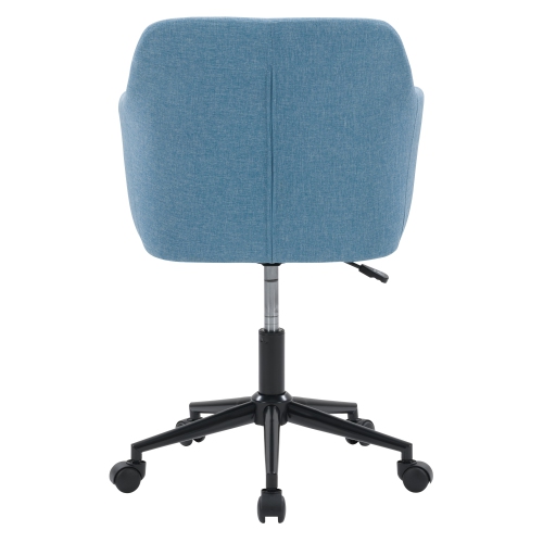 CorLiving WGY-534-C Marlowe Upholstered Button Tufted Task Chair, Light Blue