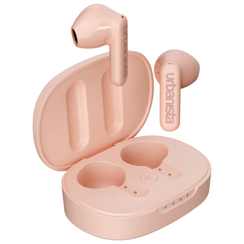 Écouteurs boutons 100 % sans fil Copenhagen d'Urbanista - Rose poudré