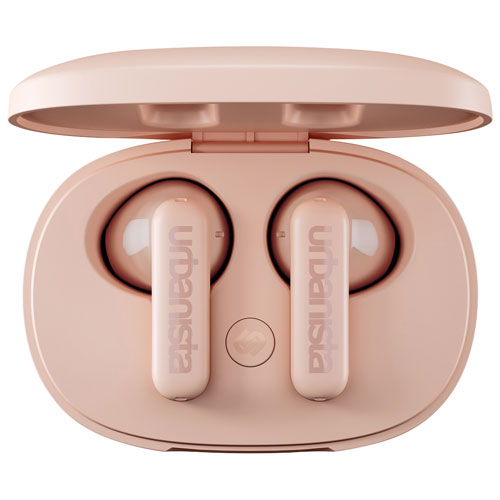 Écouteurs boutons 100 % sans fil Copenhagen d'Urbanista - Rose poudré