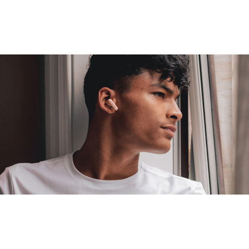 Écouteurs boutons 100 % sans fil Copenhagen d'Urbanista - Rose poudré