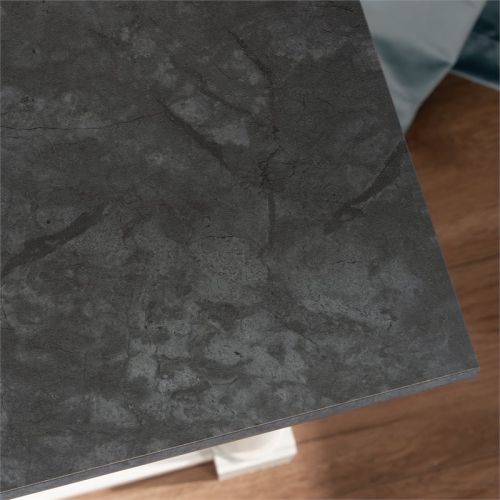 Classeur en bois d’ingénierie Pemberly Row, fini chêne glacier/ardoise Rosso