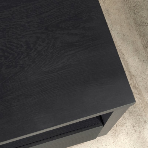 Pemberly Row Engineered Wood TV Stand For TVs Upto 70" in Raven Oak