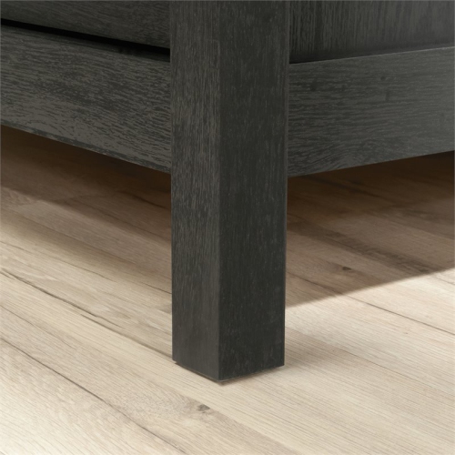 Pemberly Row 4-Drawer Bedroom Chest in Raven Oak with Lintel Oak Accent