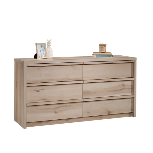 Pemberly Row Engineered Wood Bedroom Dresser in Pacific Maple