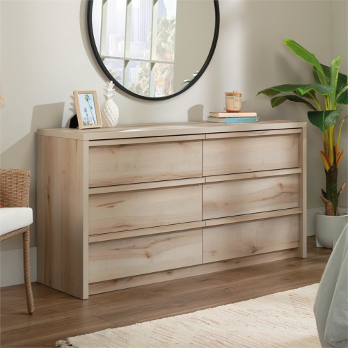 Pemberly Row Engineered Wood Bedroom Dresser in Pacific Maple
